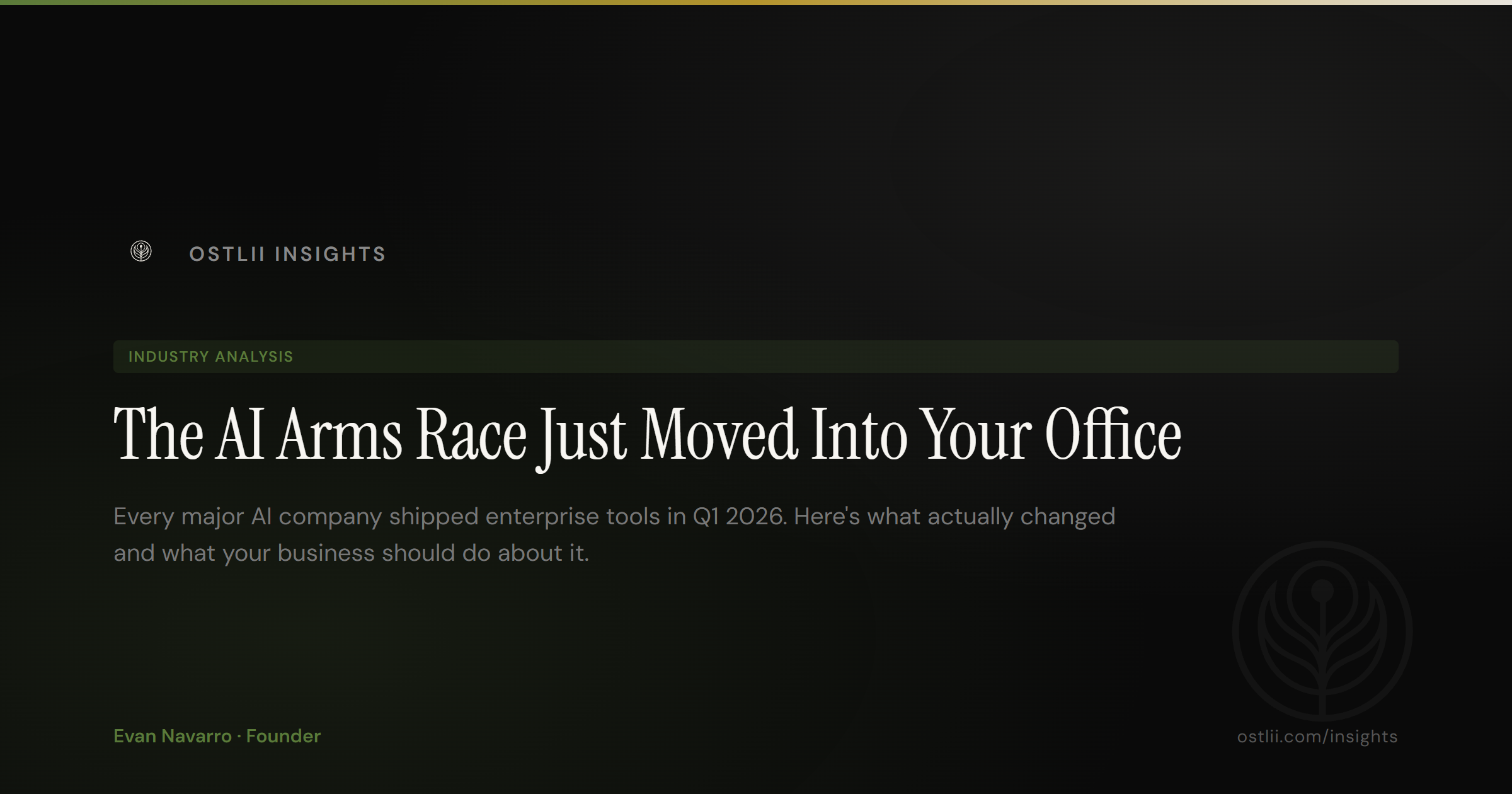 The AI Arms Race Just Moved Into Your Office
